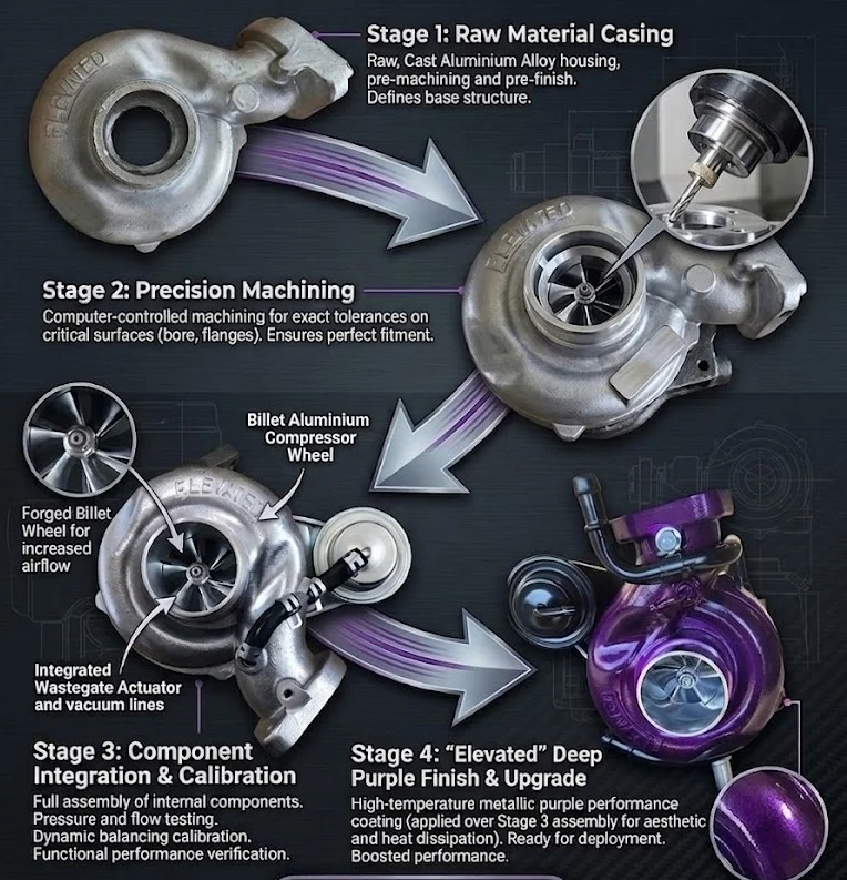 turbocharger customizing process