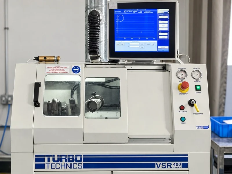 Turbo Technics VSR 400 high-speed turbocharger balancing equipment